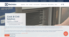 Desktop Screenshot of professional.electroluxusa.com